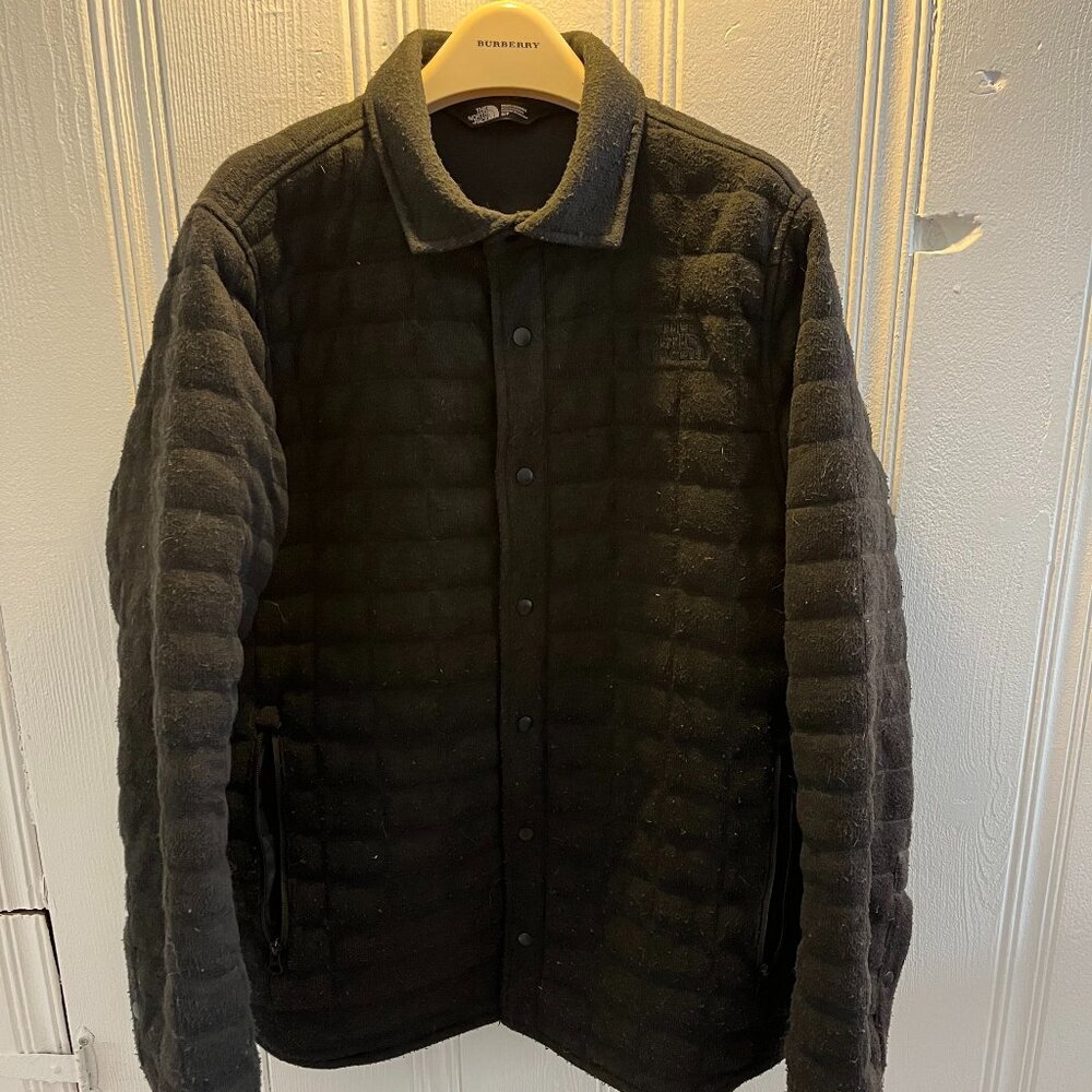 THE NORTH FACE Morph Thermoball Black Graphite Gray Shirt Jacket Small Arc'teryx